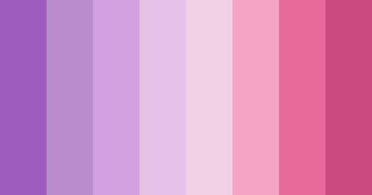 Download dreamy orchid bliss color palette PNG image (landscape)