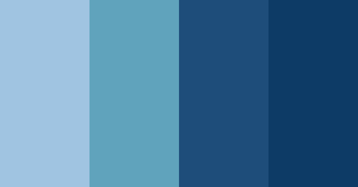 Download serenity in blue color palette PNG image (landscape)