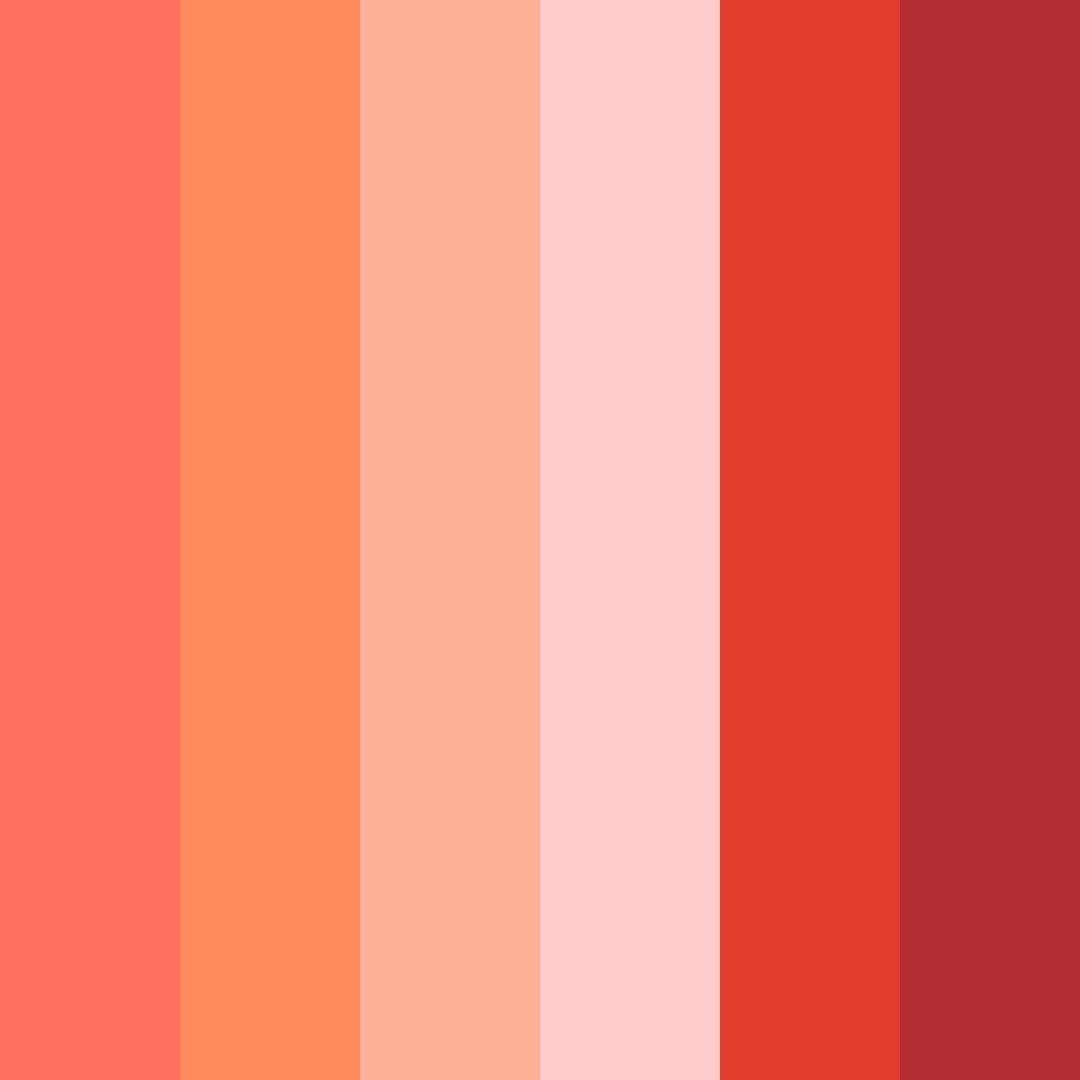 Download crimson zest color palette PNG image (square)