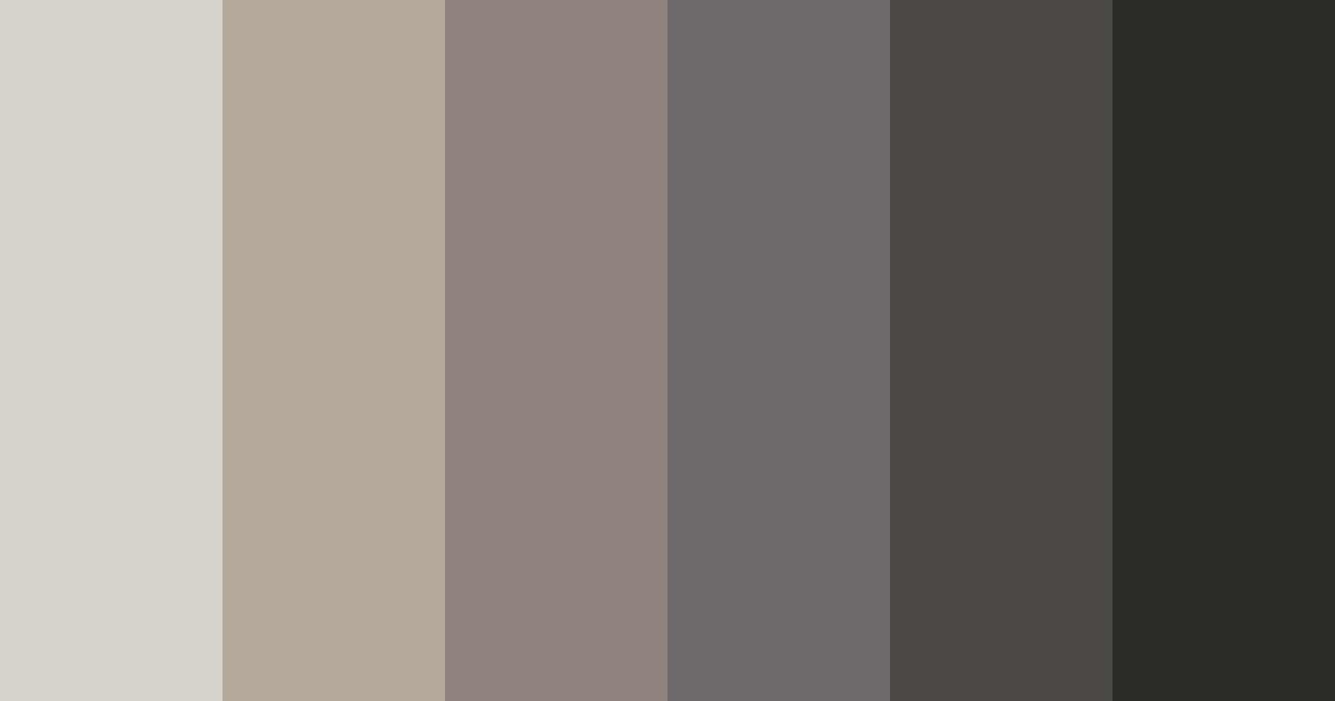 Download shades of gray color palette PNG image (landscape)