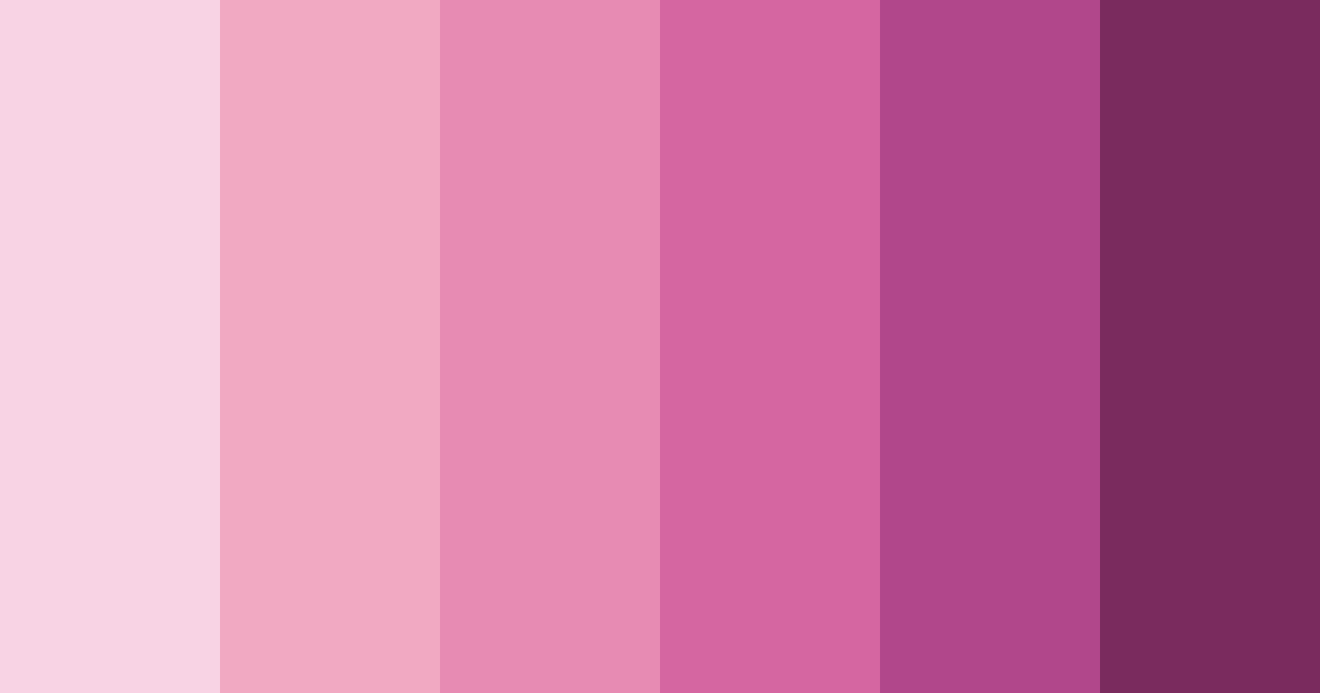 Download soft pink shades color palette PNG image (landscape)