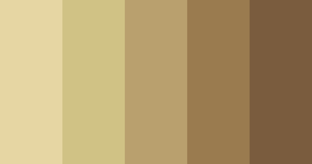 Download golden harvest color palette PNG image (landscape)