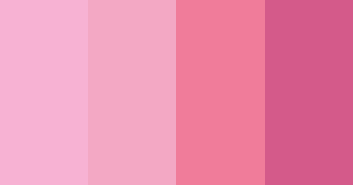 Download pink candy color palette PNG image (landscape)