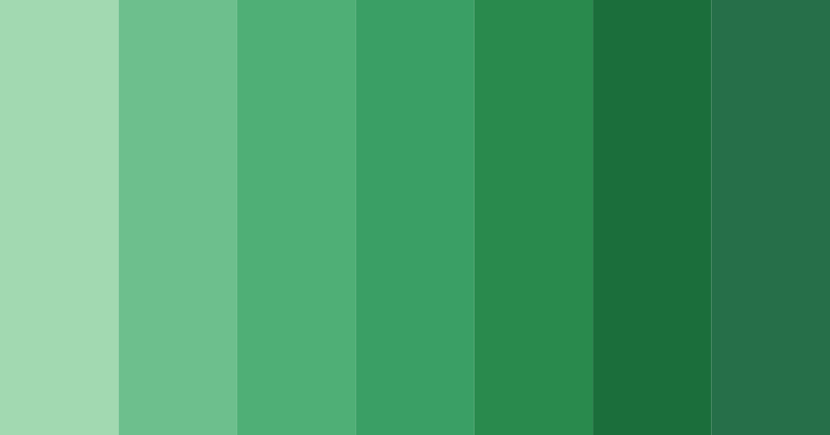 Download emerald oasis color palette PNG image (landscape)