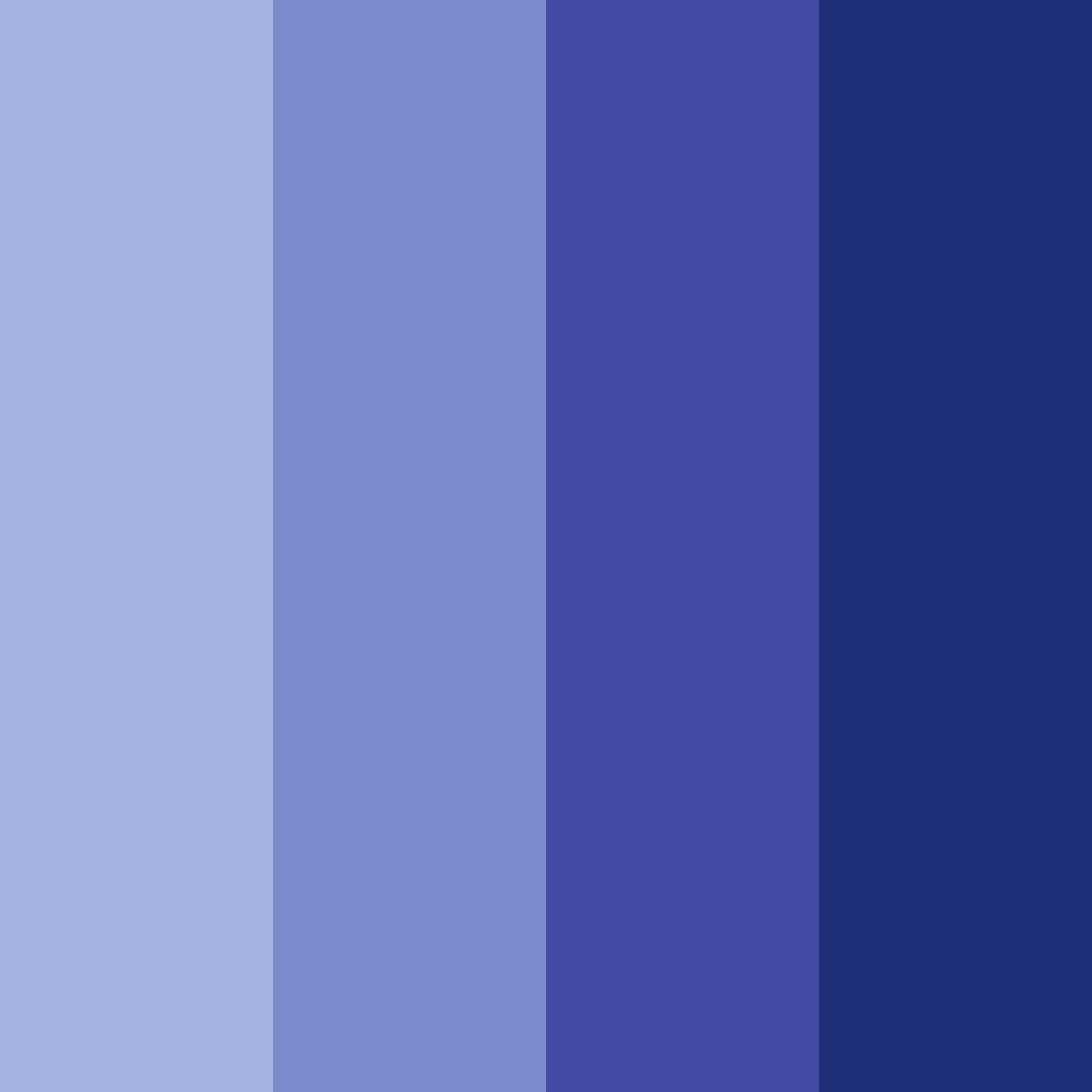 Download midnight blues color palette PNG image (square)