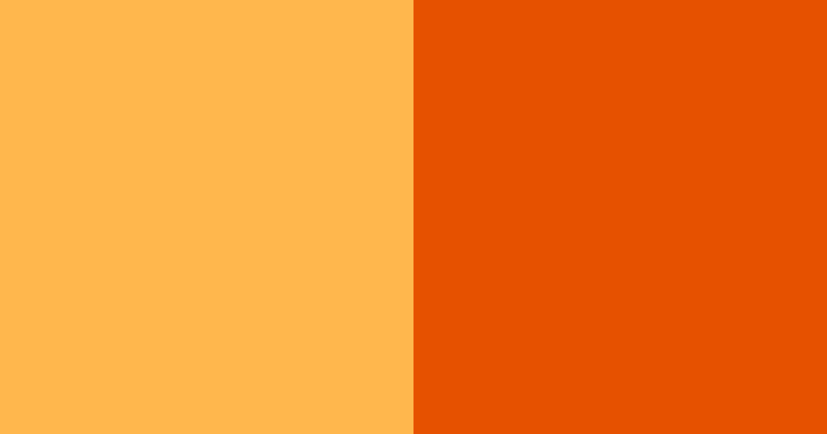 Download shades of orange color palette PNG image (landscape)