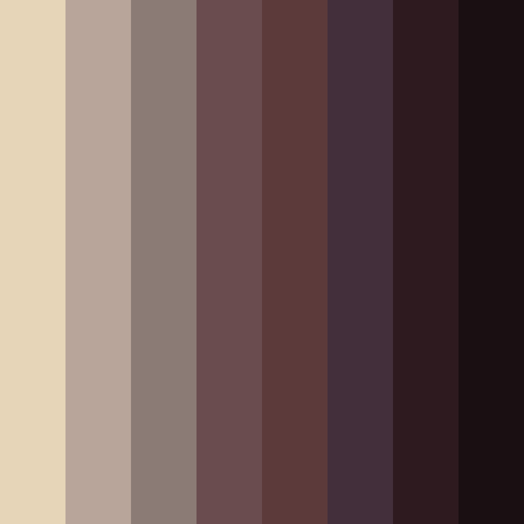 Download moody brown color palette PNG image (square)