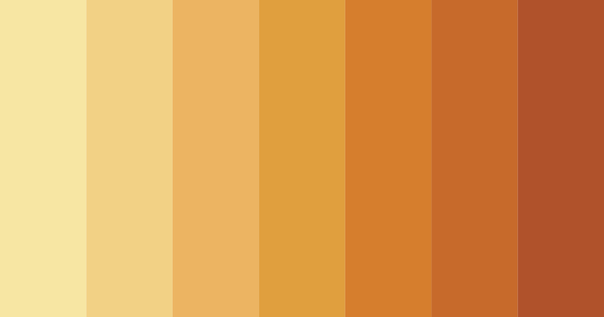 Download golden harvest blaze color palette PNG image (landscape)