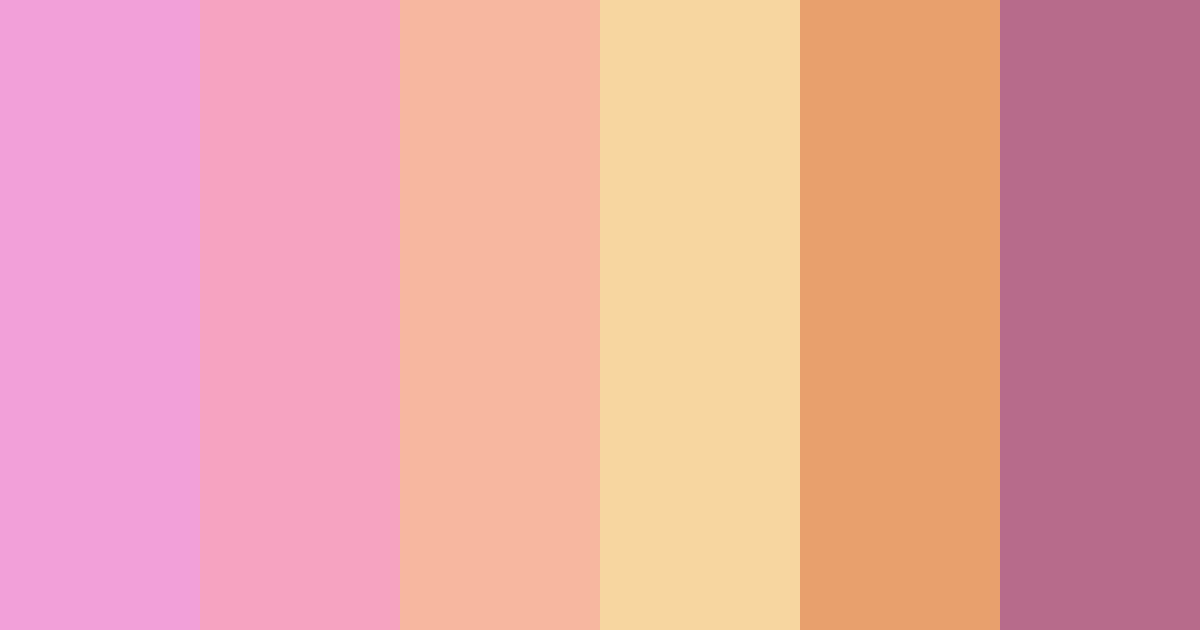 Download pink kpop color palette PNG image (landscape)