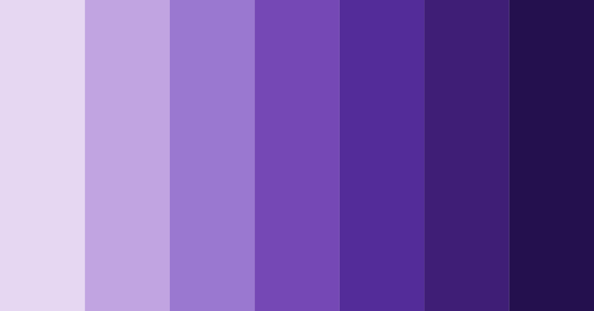 Download mystical amethyst dream color palette PNG image (landscape)