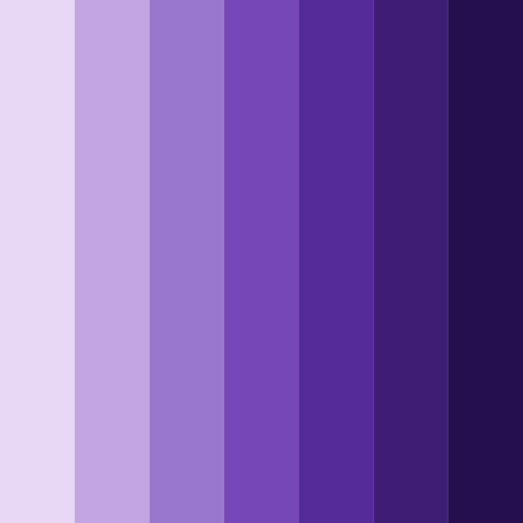Download mystical amethyst dream color palette PNG image (square)