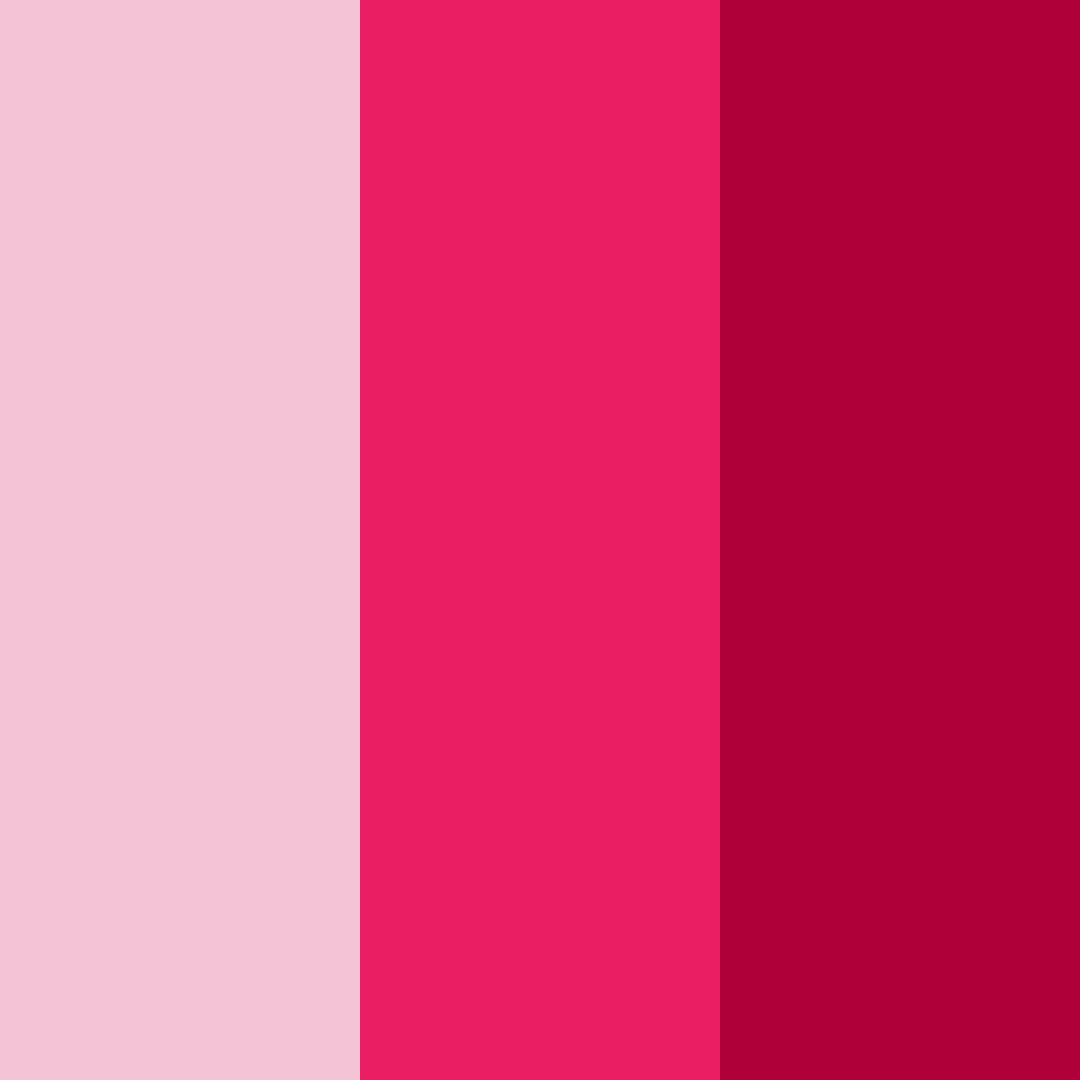 Download blushing blossoms color palette PNG image (square)