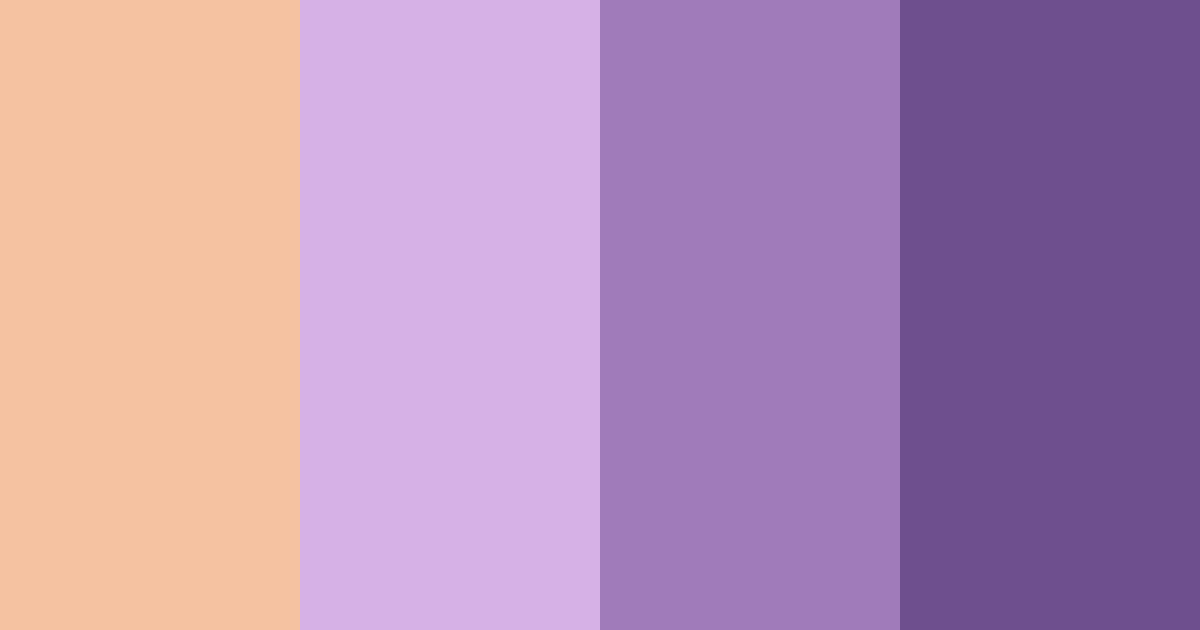 Download peach lavender color palette PNG image (landscape)