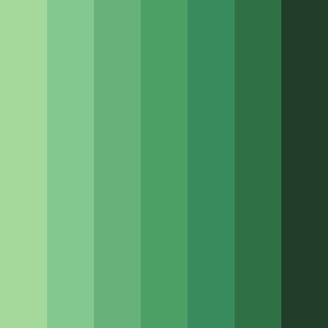 Download emerald enchantment color palette PNG image (square)