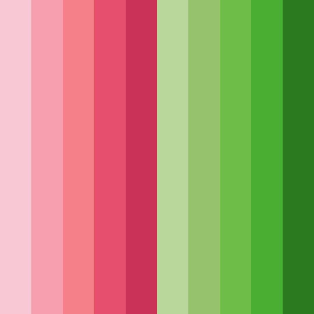 Download strawberry fields freshness color palette PNG image (square)