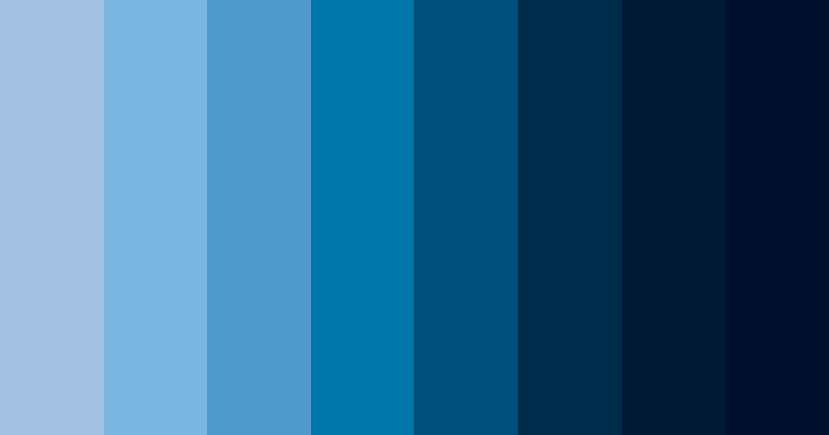 Download shades of navy color palette PNG image (landscape)