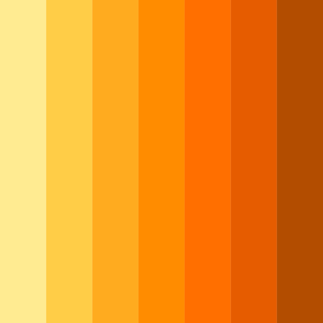 Download sunset harvest color palette PNG image (square)