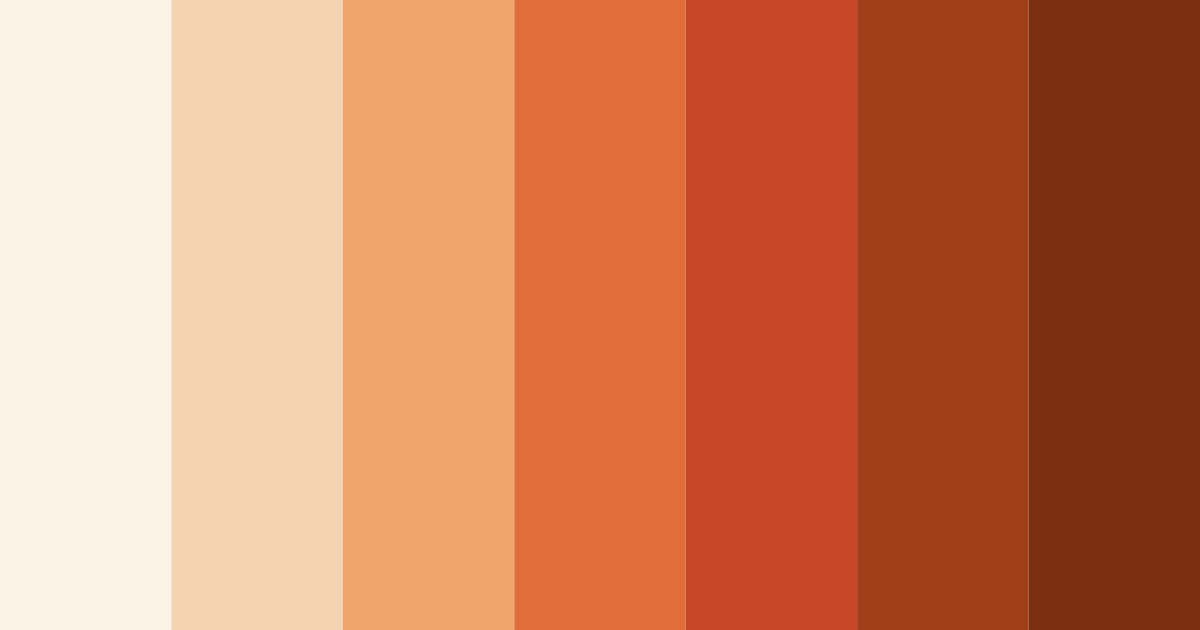 Download orange delight color palette PNG image (landscape)