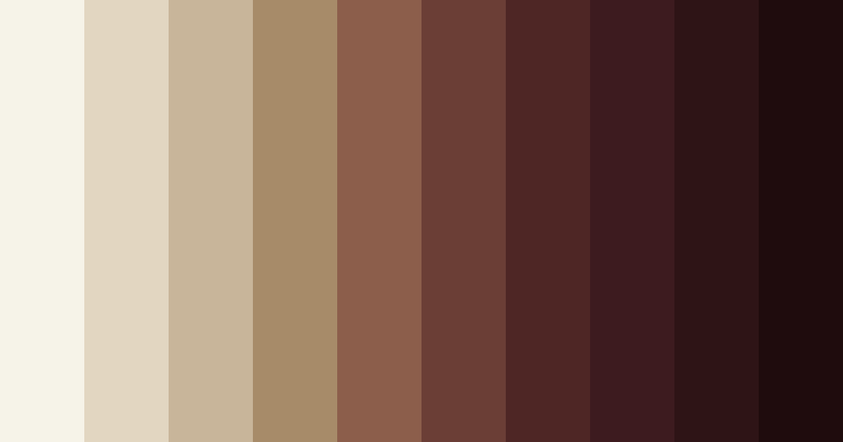 Download dark brown contrast color palette PNG image (landscape)