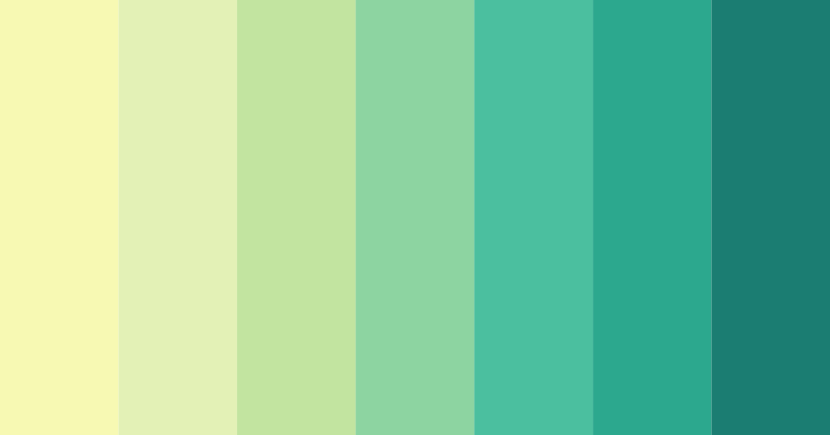 Download lush serenity color palette PNG image (landscape)