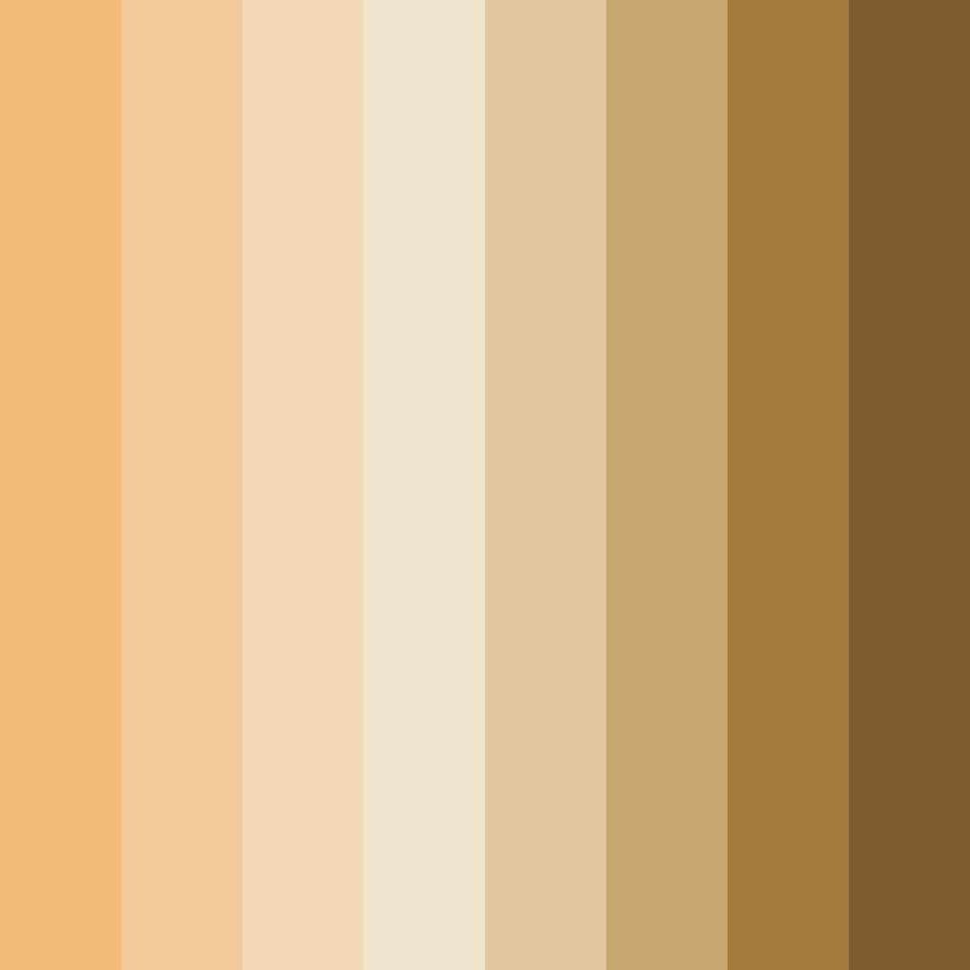 Download golden sunrise serenity color palette PNG image (square)