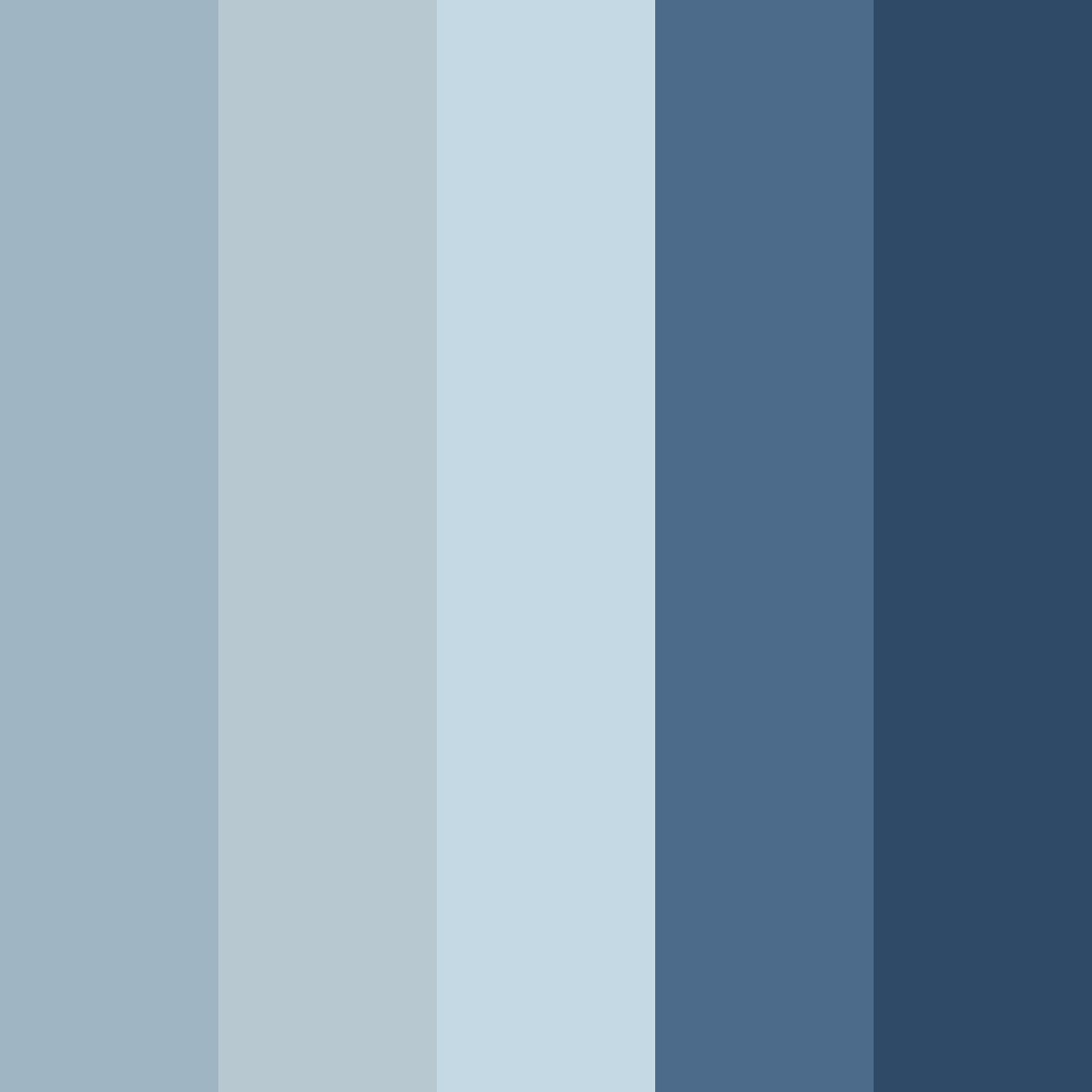 Download oceanic mist color palette PNG image (square)