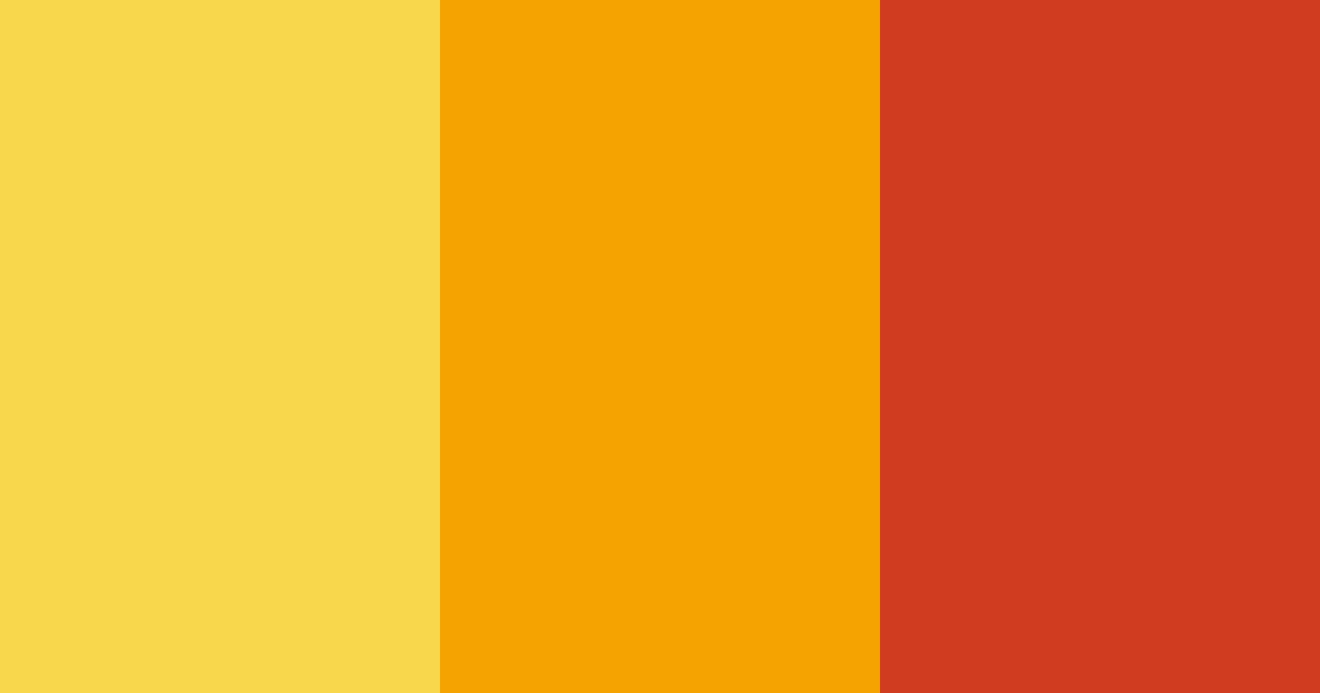 Download yellow festival color palette PNG image (landscape)