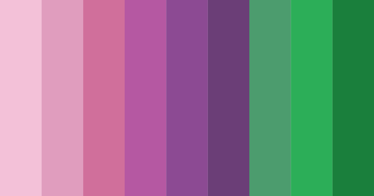 Download enchanted blossom color palette PNG image (landscape)