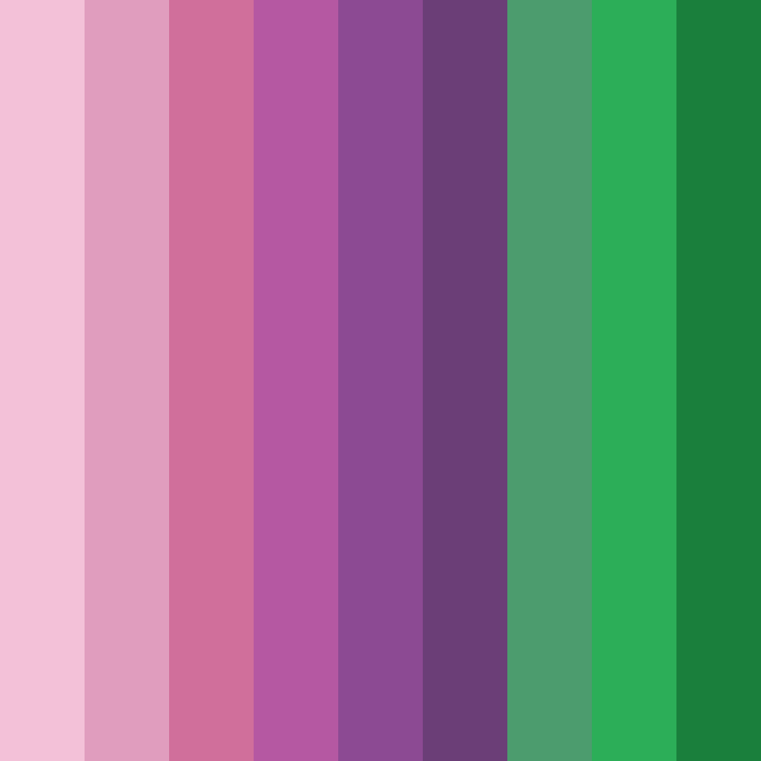 Download enchanted blossom color palette PNG image (square)