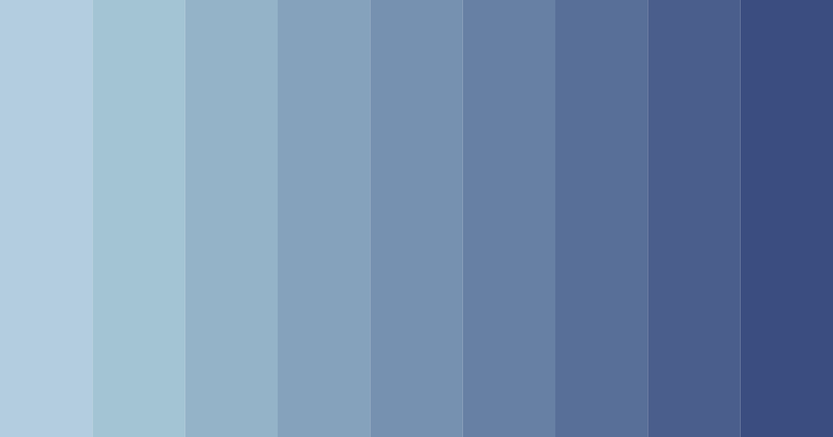 Download serene sky blues color palette PNG image (landscape)
