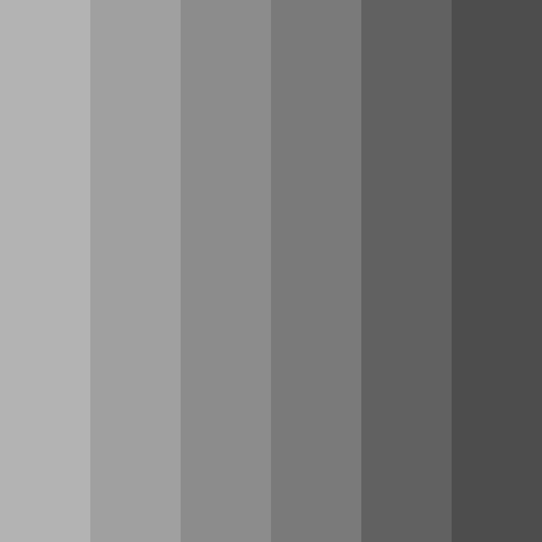 Download shades of gray color palette PNG image (square)
