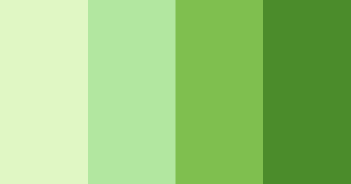 Download lush citrus harmony color palette PNG image (landscape)