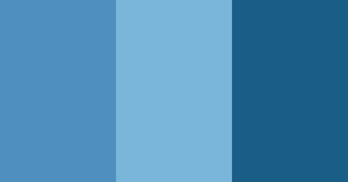 Download blue shades color palette PNG image (landscape)