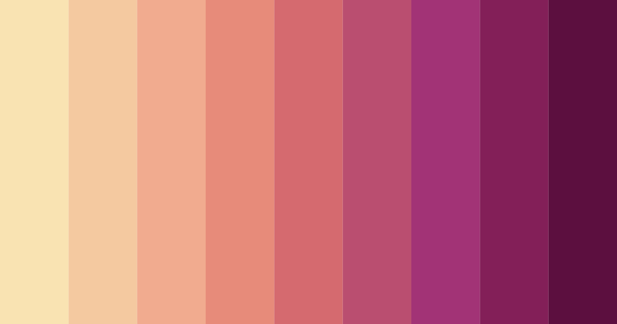 Download rosy reverie color palette PNG image (landscape)