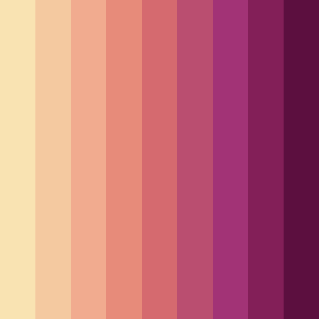 Download rosy reverie color palette PNG image (square)