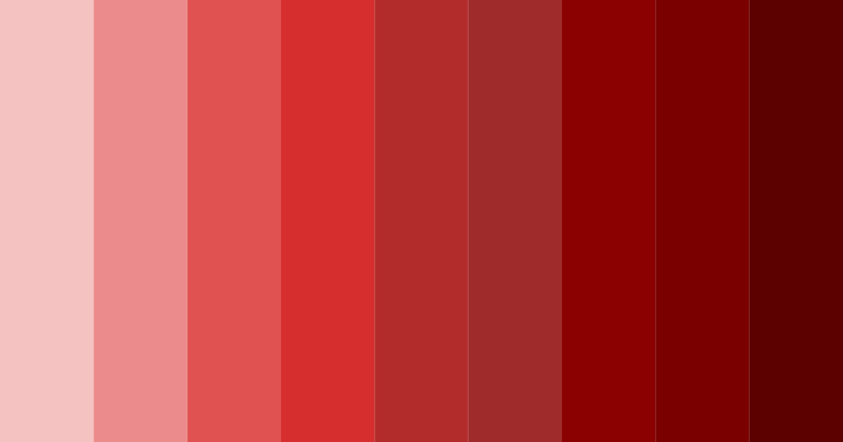 Download deep red color palette PNG image (landscape)