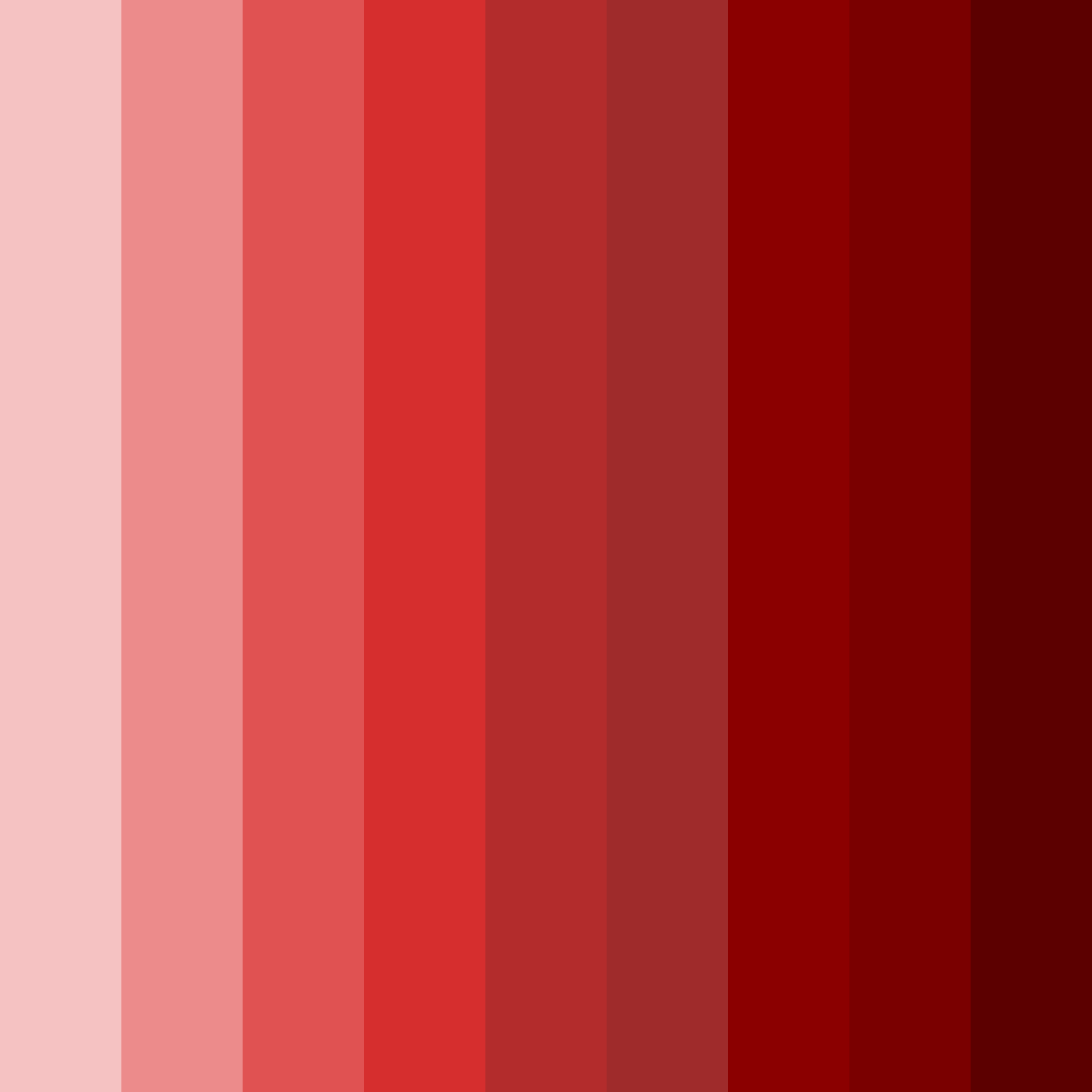 Download deep red color palette PNG image (square)