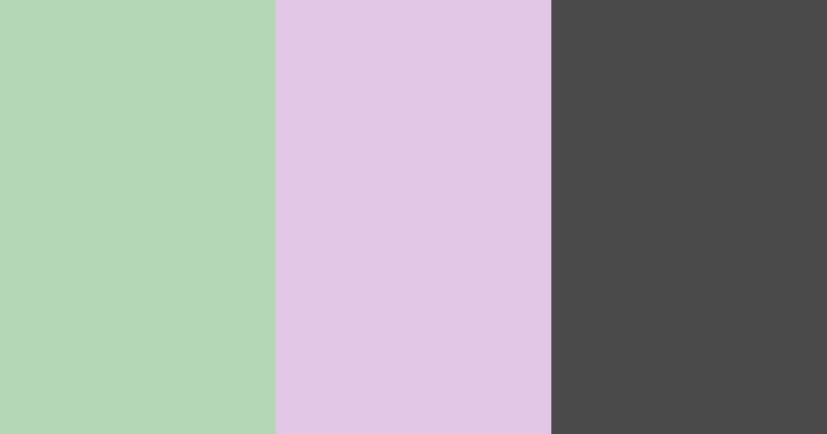 Download light green and lavender on black color palette PNG image (landscape)