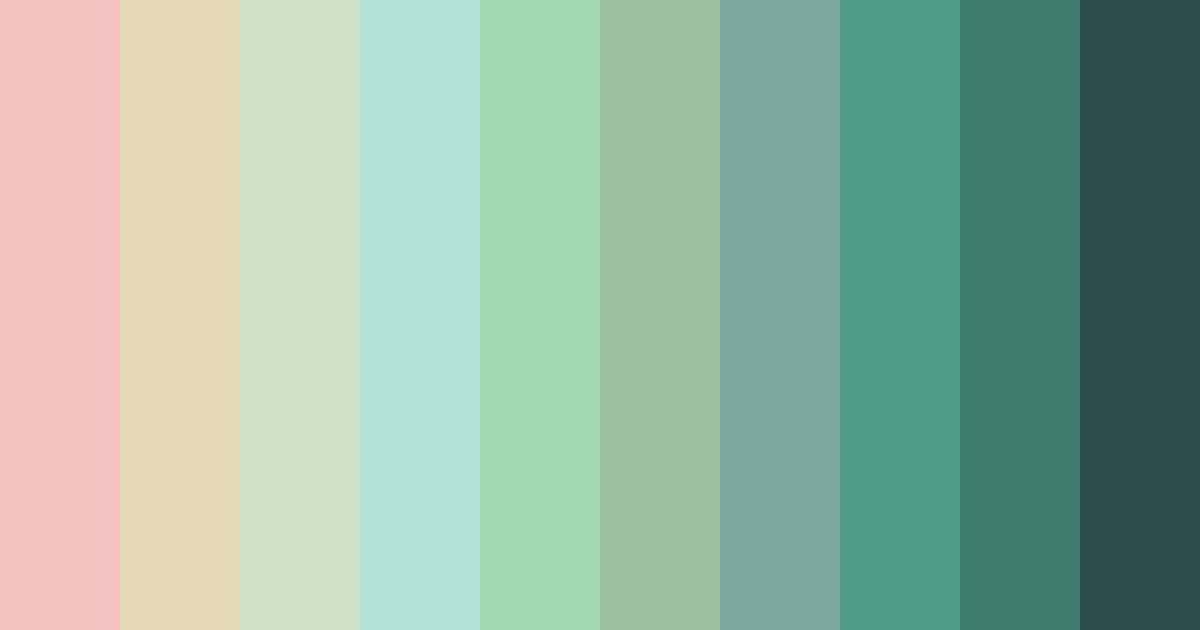 Download strawberry matcha delight color palette PNG image (landscape)