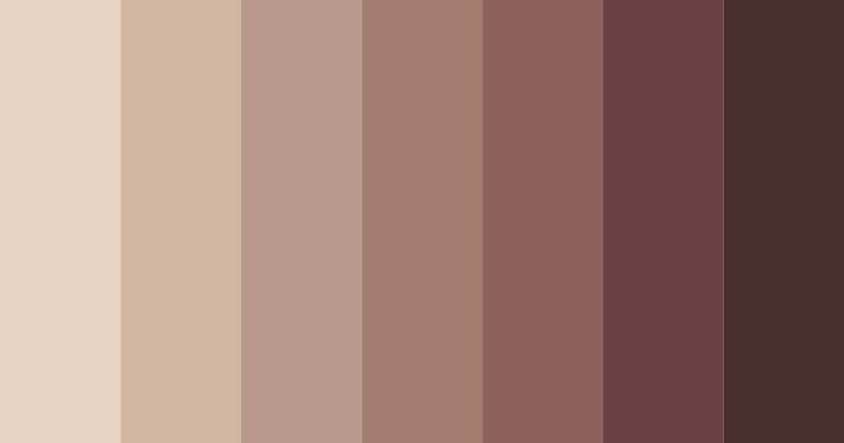 Download mushroom brown color palette PNG image (landscape)