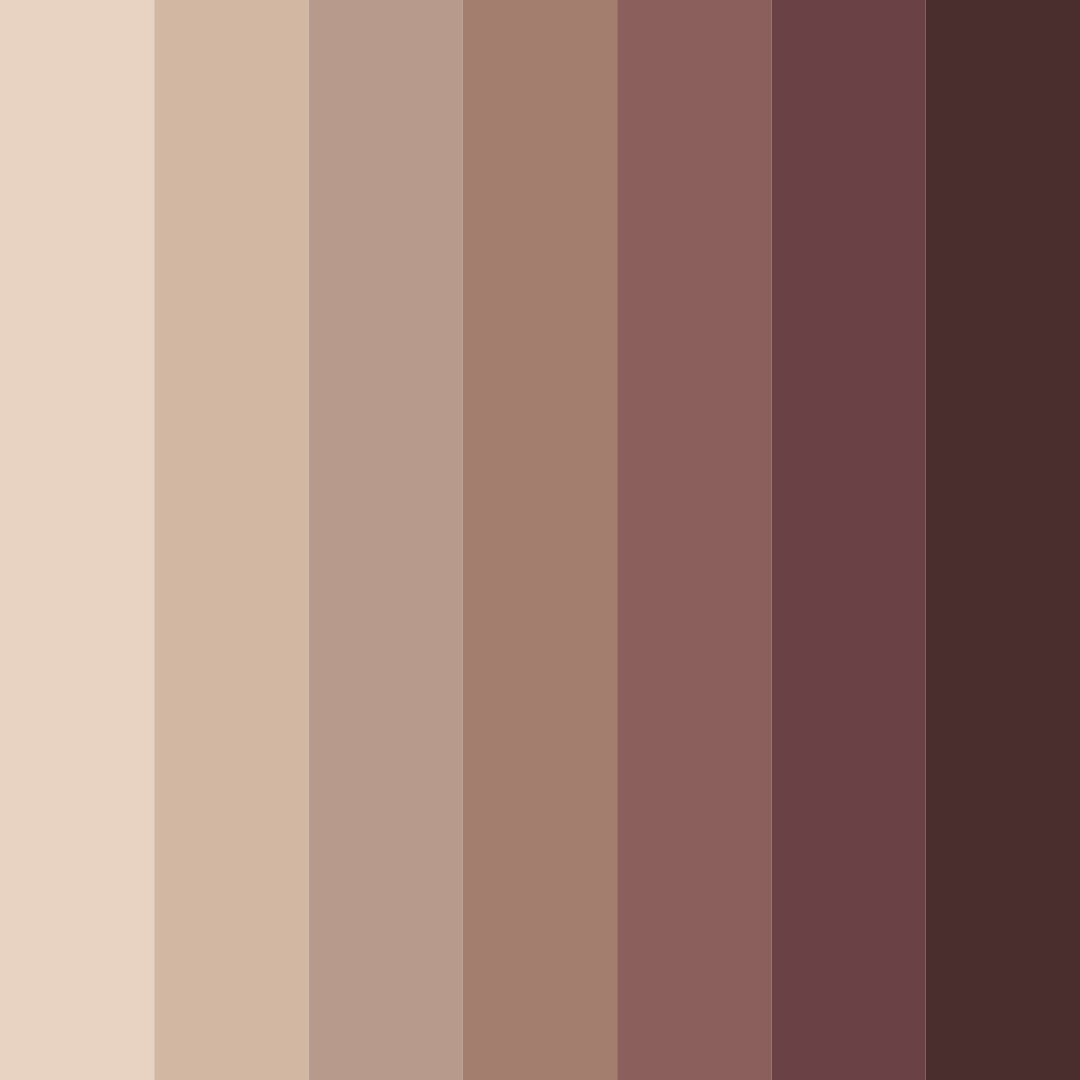 Download mushroom brown color palette PNG image (square)