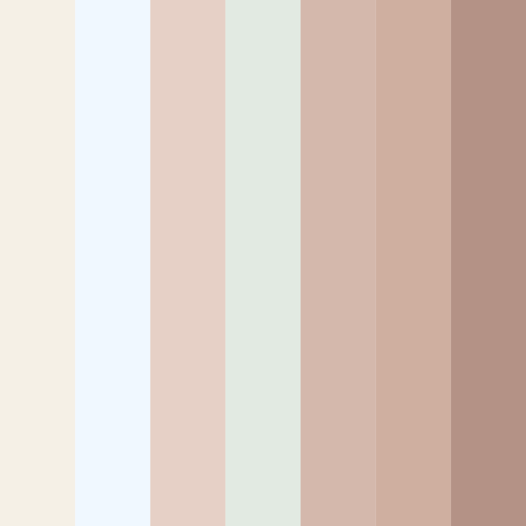 Download cherry blossom dreamscape color palette PNG image (square)
