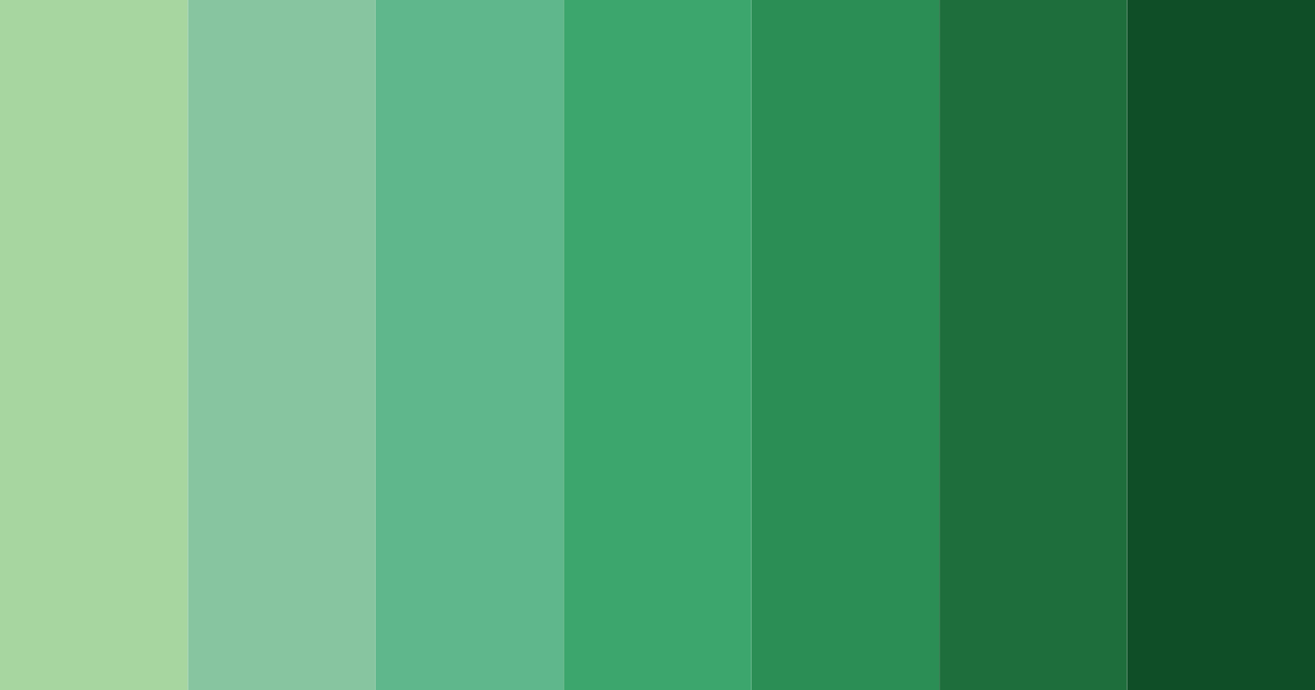 Download pine green serenity color palette PNG image (landscape)