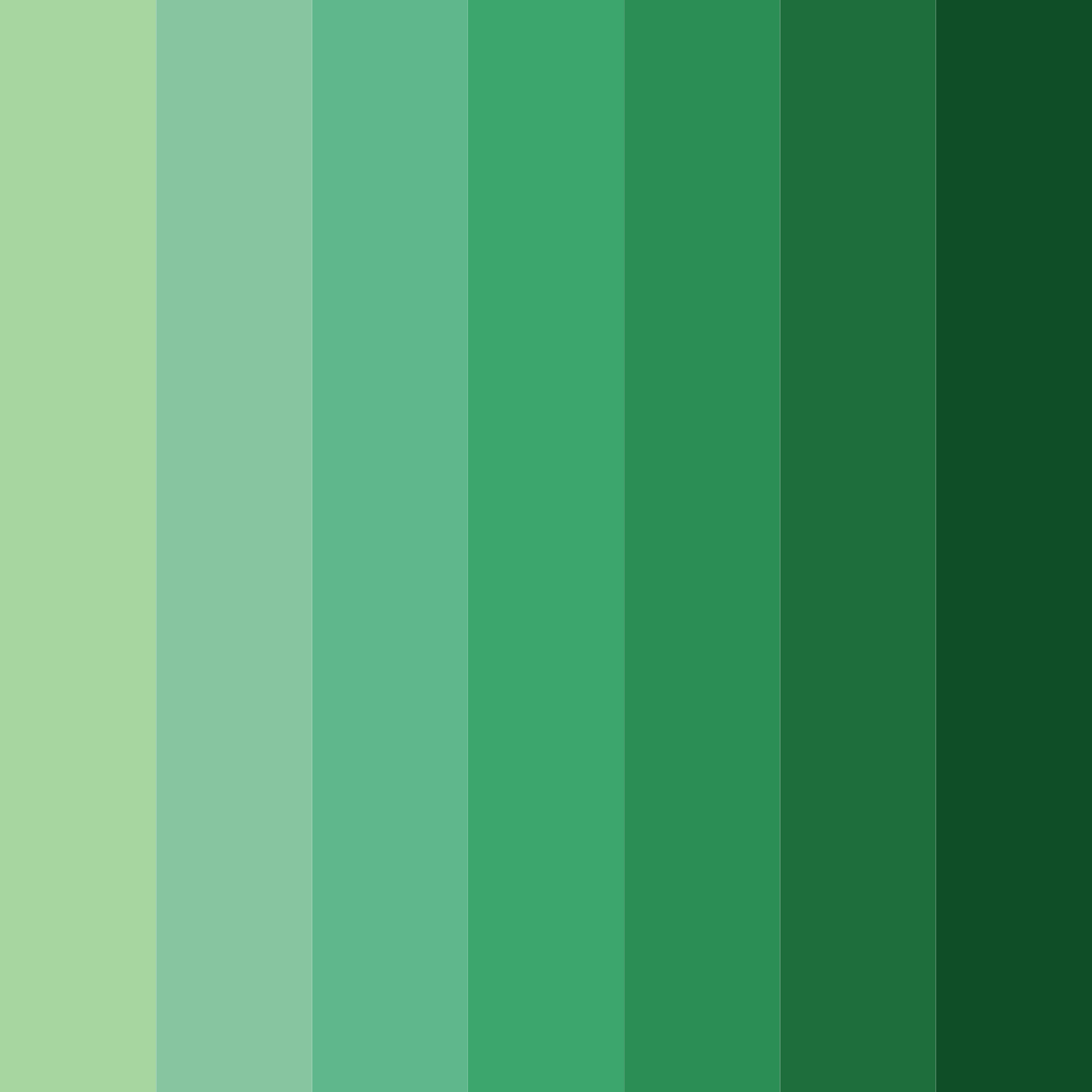 Download pine green serenity color palette PNG image (square)