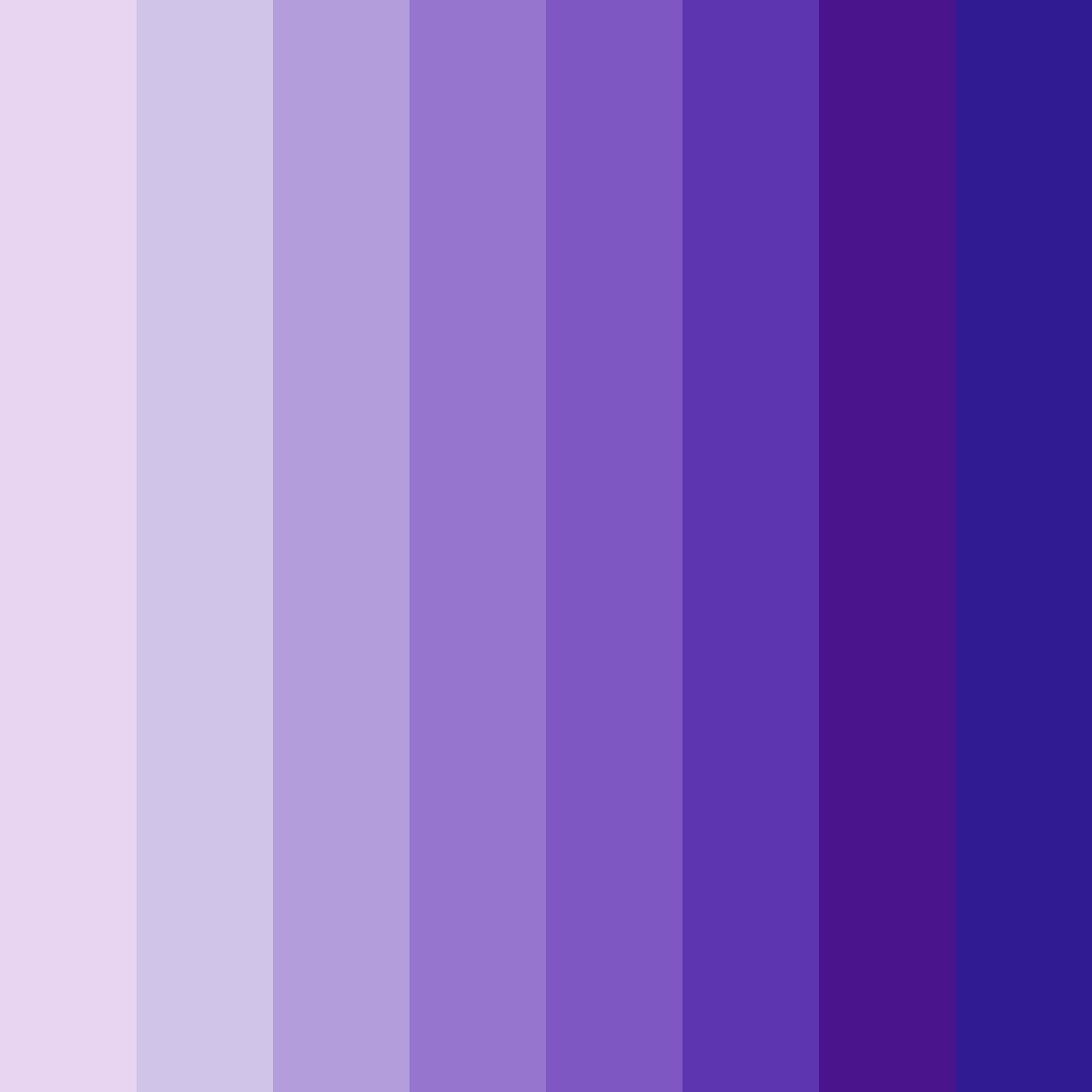 Download shades of lilac color palette PNG image (square)