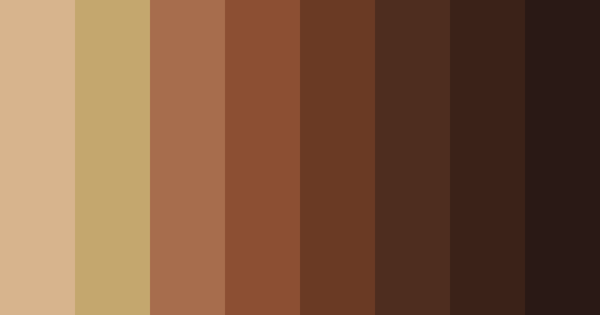 Download brown earth color palette PNG image (landscape)