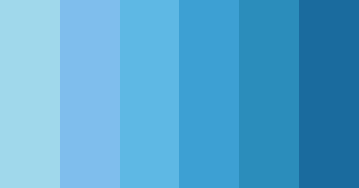 Download aqua serenade color palette PNG image (landscape)