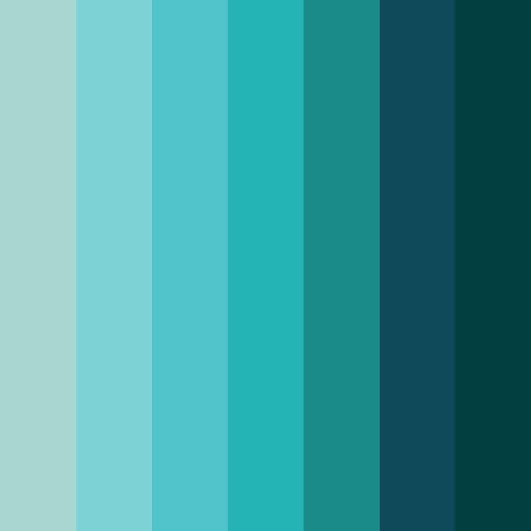 Download oceanic depths color palette PNG image (square)