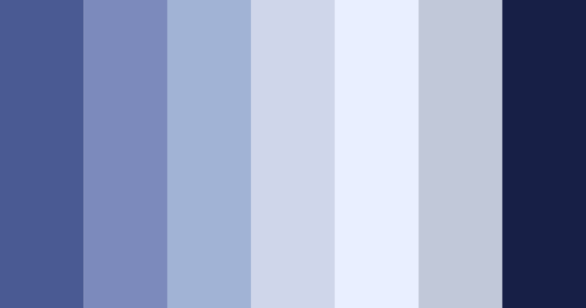Download midnight serenade color palette PNG image (landscape)