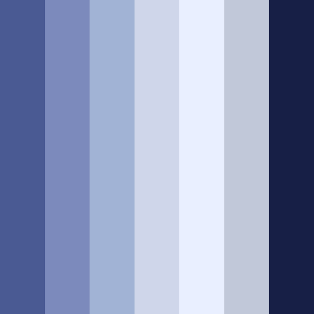 Download midnight serenade color palette PNG image (square)